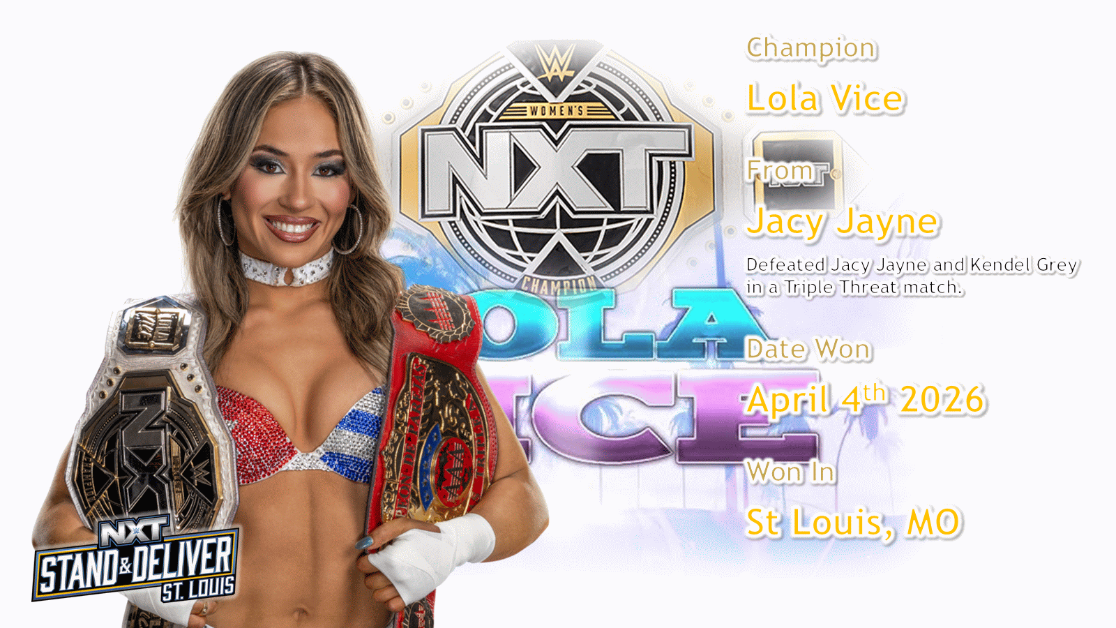 Lola Vice (NXT Women's Champion)